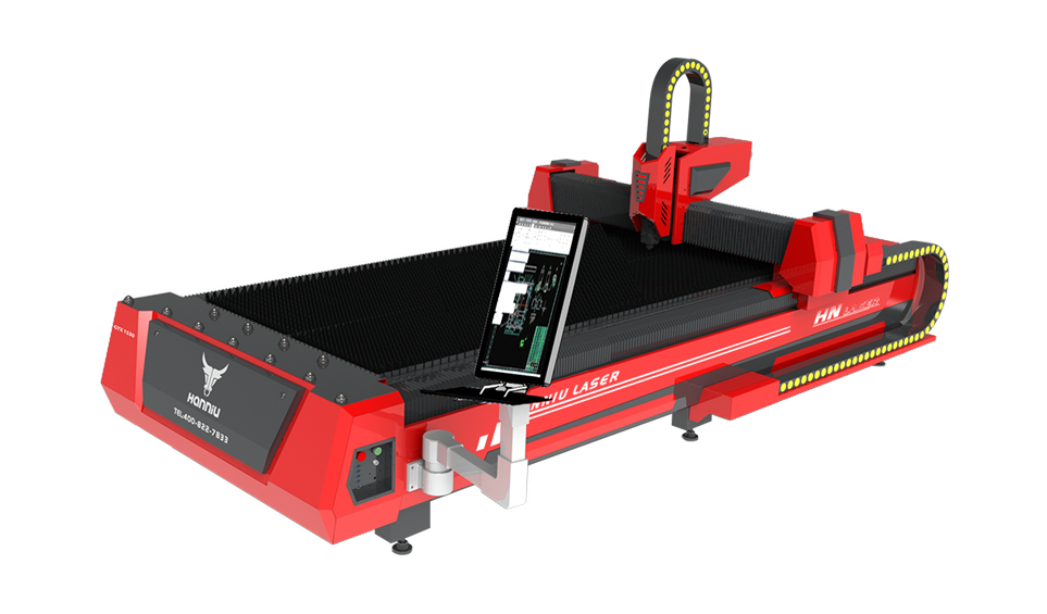 Integrated fiber laser cutting machine